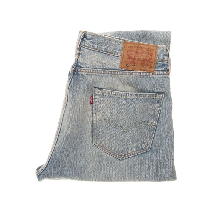 Spodnie Levis 501 Ct Tapered W34 L32 Stone Wash Destroyed 34/32 Light