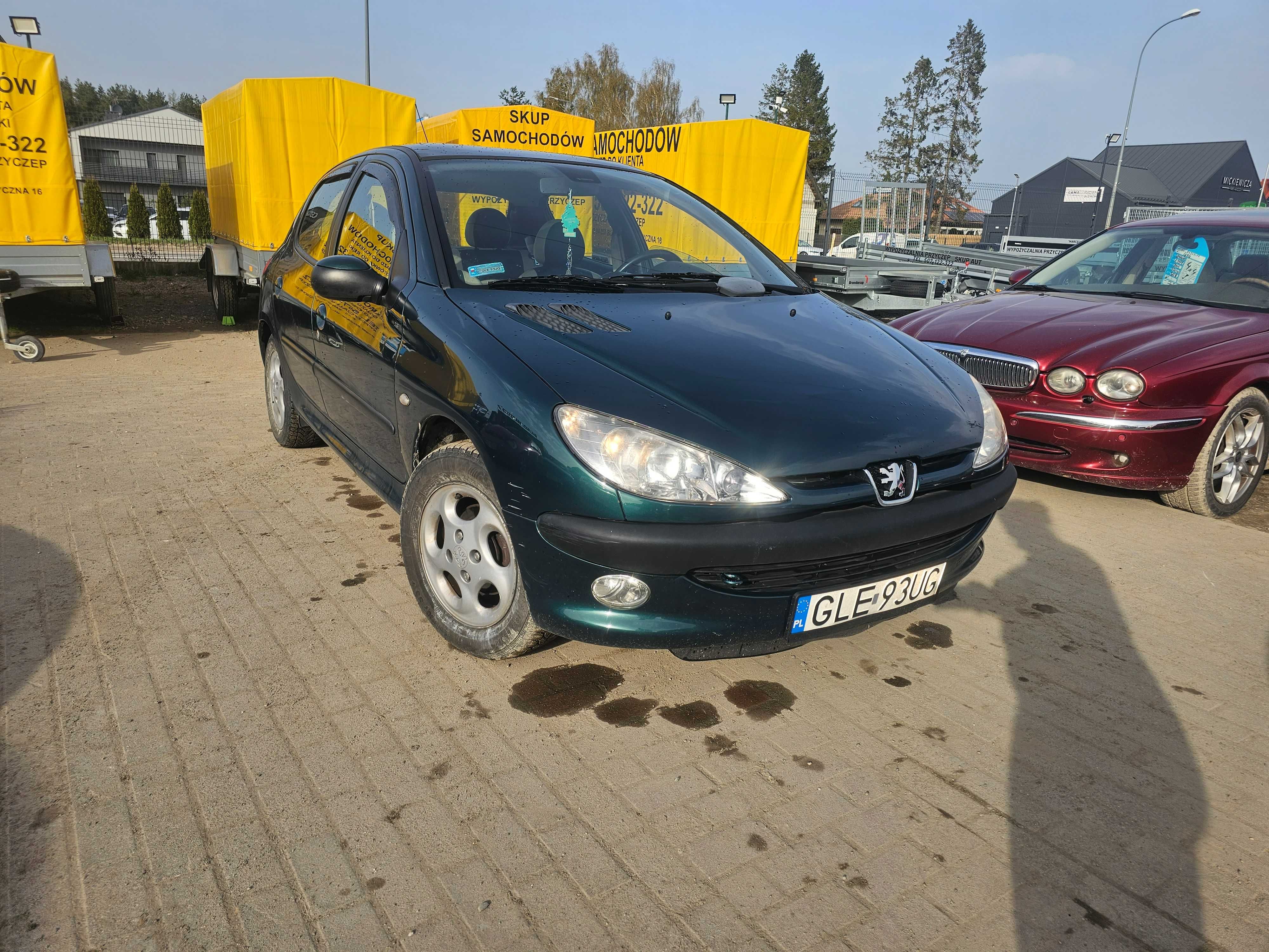 Peugeot 206 1.4 benzyna  154 tys. przebiegu ! SZKLANY DACH !