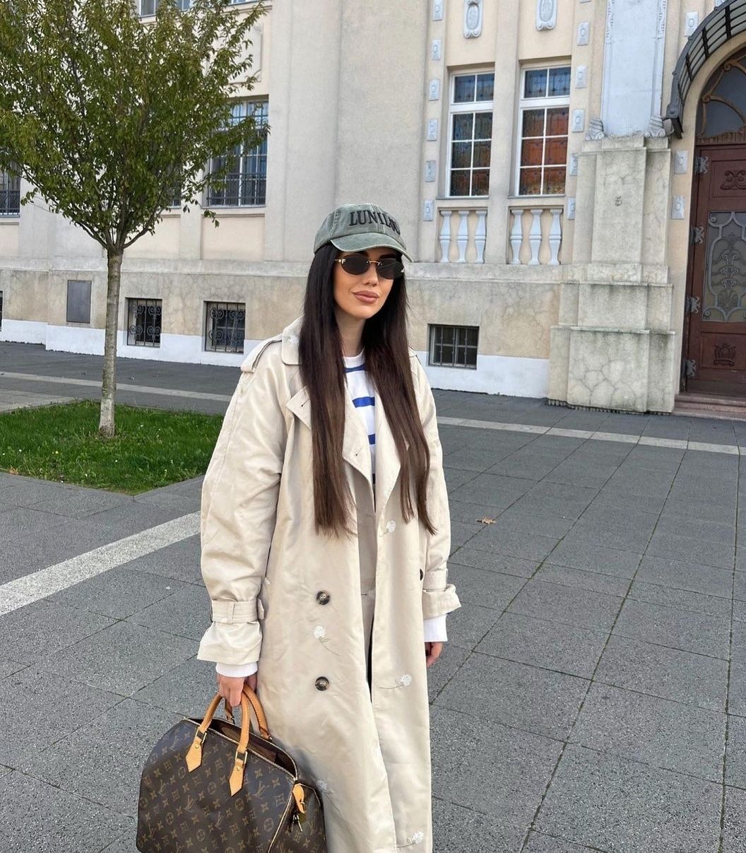 Тренч zara із вишитими квітками