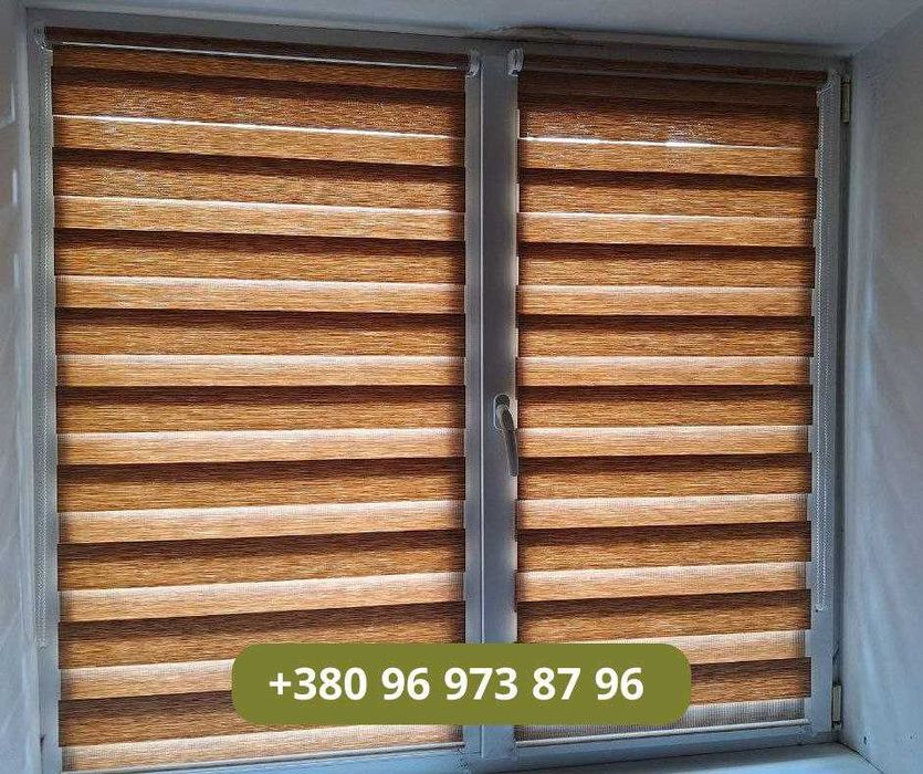 Тканинні ролети. Жалюзи. Рольшторы ІНДИВІДУАЛЬНИЙ ДИЗАЙН. Ден-ніч