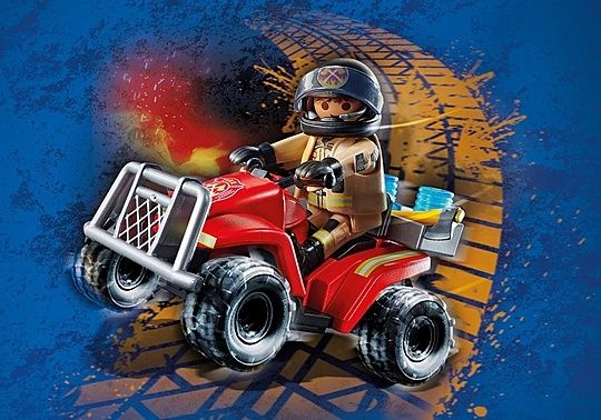 Playmobil Mota .4x4 Bombeiros NOVO