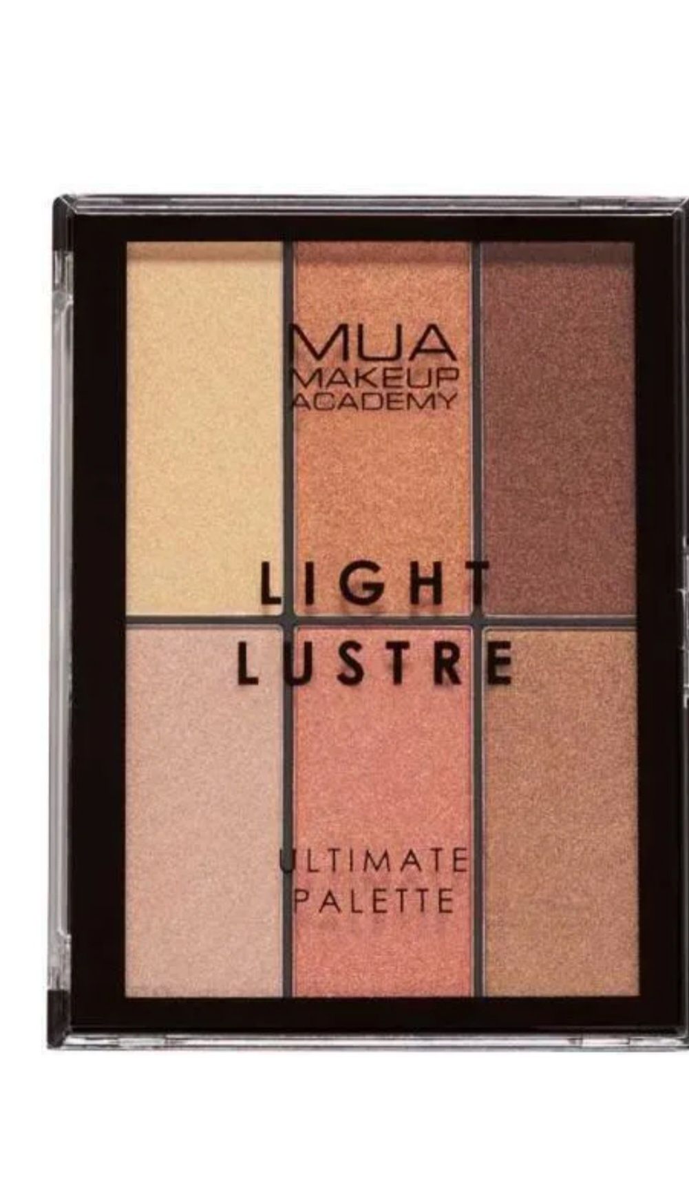 MUA Light Lustre Ultimate Paleta Różu, Brązu i Rozświetlacza - 30g