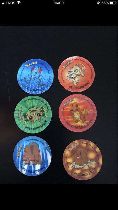 Pokemon tazos evo