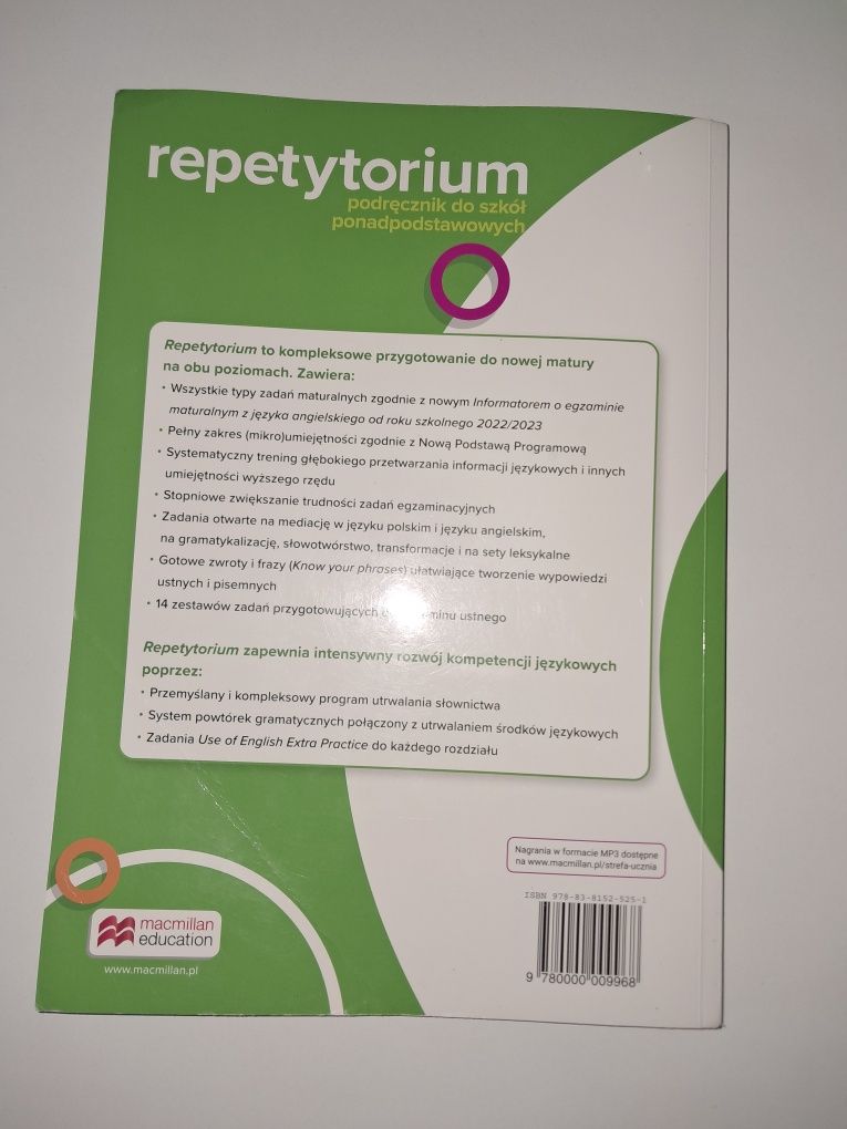 Repetytorium maturalne język angielski macmillan education
