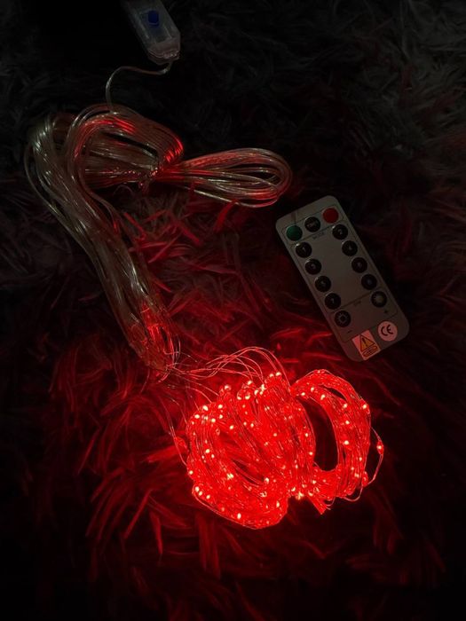 Гірлянда-штора га вікно