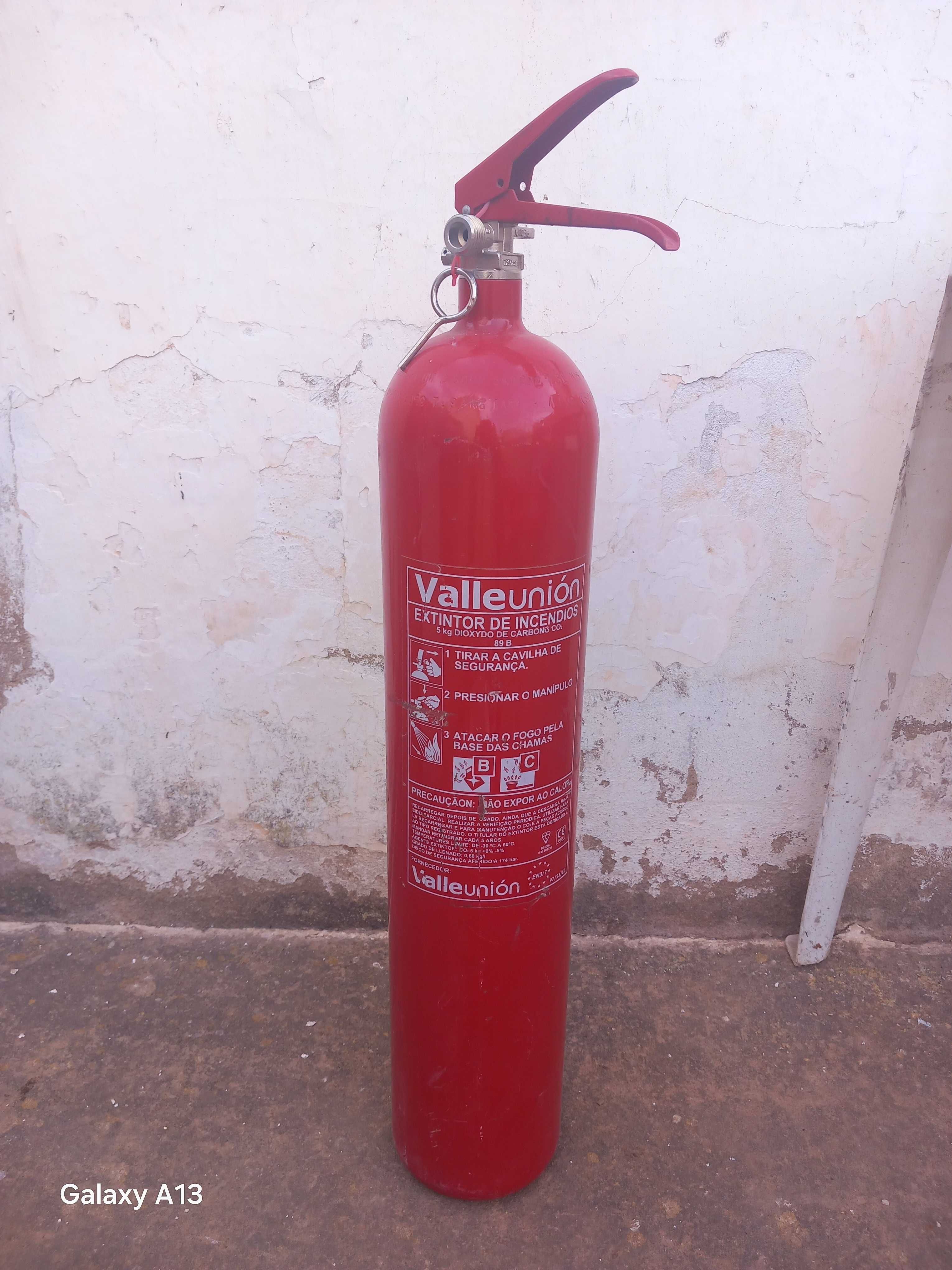 extingtor 5 kg vazio