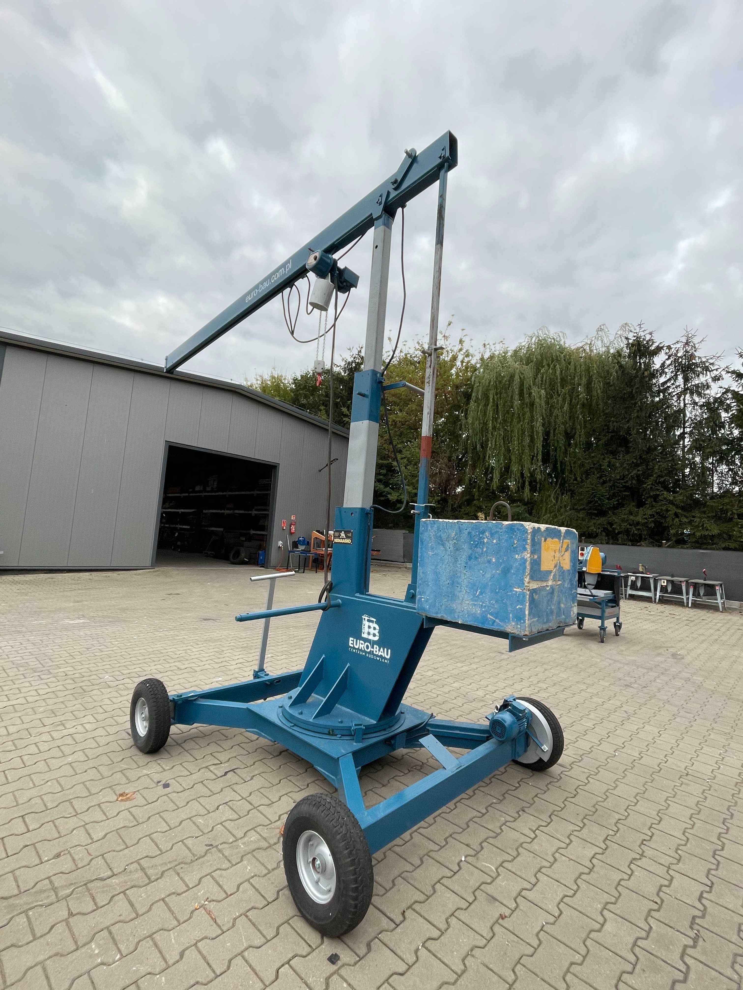 Minidźwig Dźwig Żuraw Nemasko NK-HZ-2 minikran do murowania podnośnik
