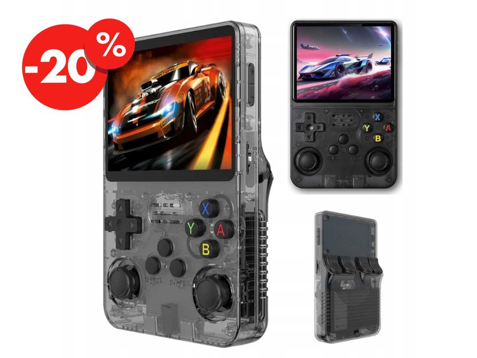 Profesjonalna R36S Przenośna Konsola Retro 15 000 Gier 64GB – OKAZJA