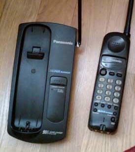 Panasonic KX-TC1005RUB, радиотелефон, телефон панасонник