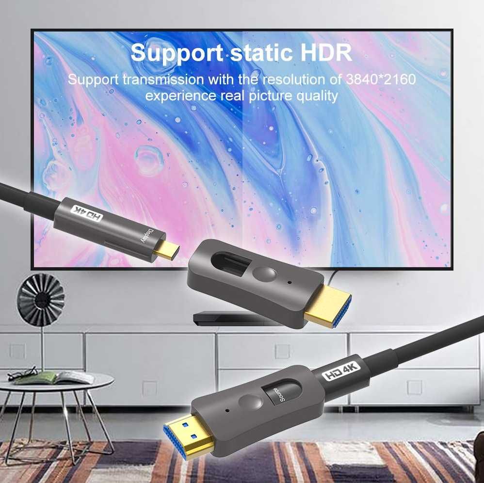 Kabel światłowodowy 4K HDMI 10Metrów