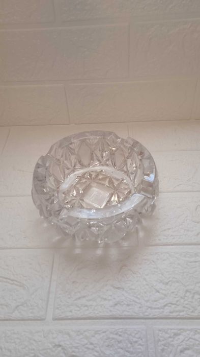 Пепельница времени СССР Хрусталь