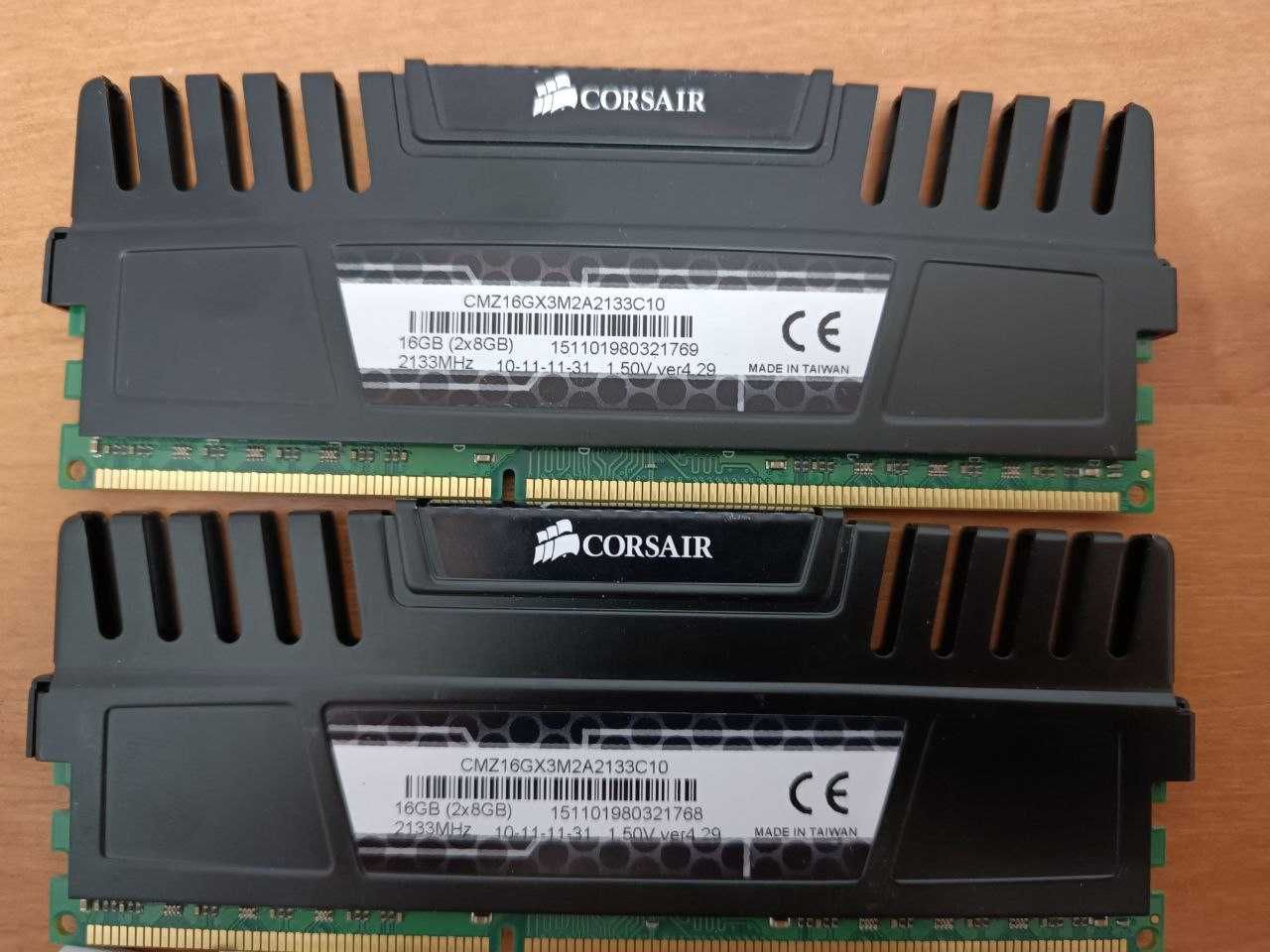 Оперативная память Patriot Corsair Team DDR3 8GB 1600 1866 2133 2400