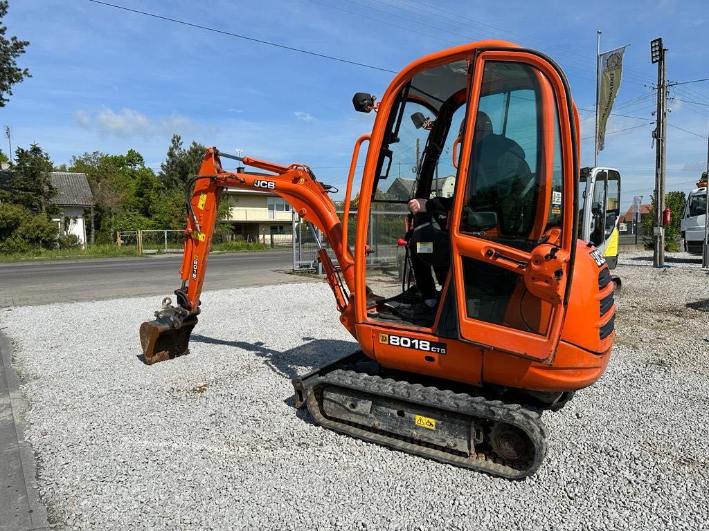 Mini koparka JCB 8018 z 2012r. ładna 1800kg rozsuwana długie ramie