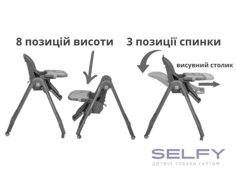 Стільчик для годування FreeON Kai, 3 кольора, Можна забрати у Львові