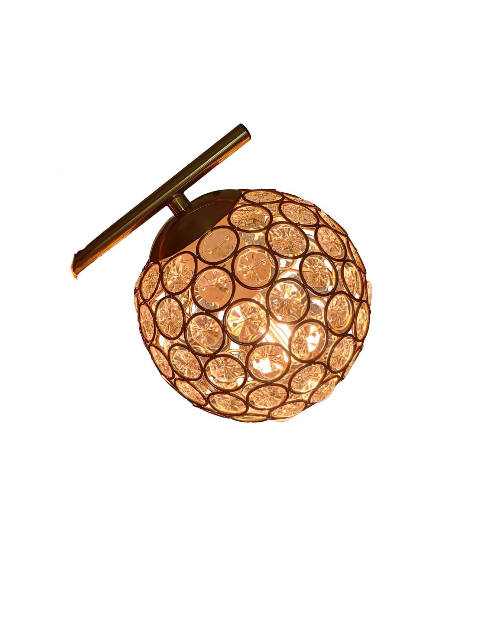 Lampa podłogowa COSTWAY 3 Globe złota E27 salon sypialnia 169 cm