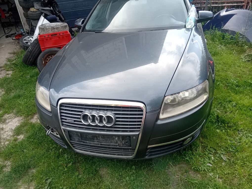 Audi a6 c6 lz7r 3.0 maska zderzak przód lampa lewa prawa pas przedni