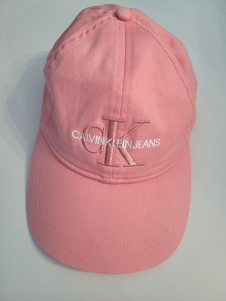 Czapka z daszkiem damska oryginalna Calvin Klein Jeans różowa one size