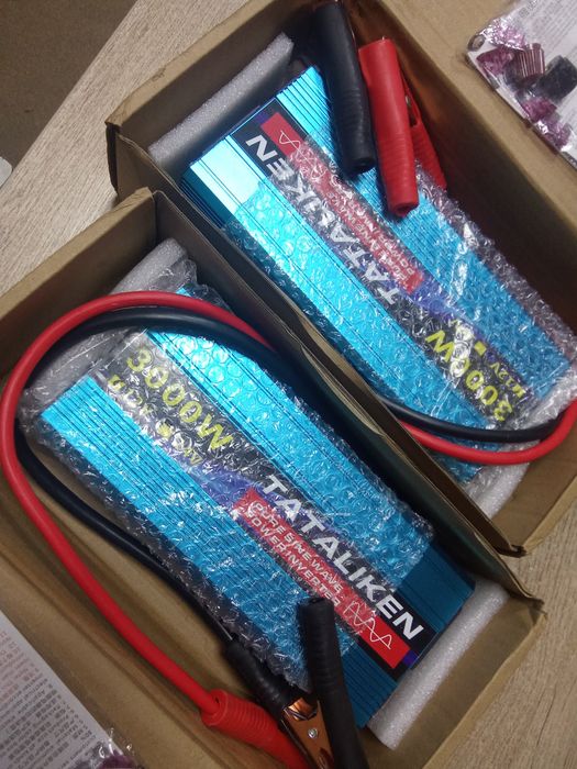Инвертор чистая синусоида 3000W 12V для котла ноутбука холодильника
