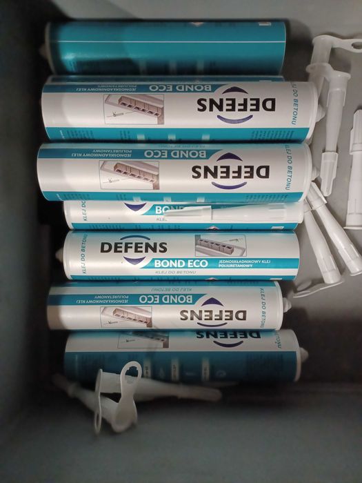 Klej uszczelniacz DEFENS ECO BOND 290ml - pustaki, słupki