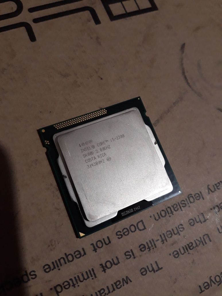 Процессор intel core i5-2300, кулер intel