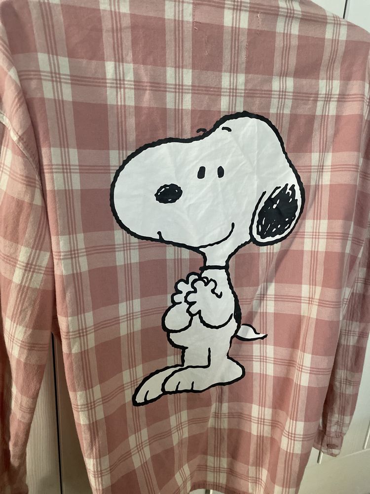 Zara koszula bluzka Snoopy Peanuts r.134