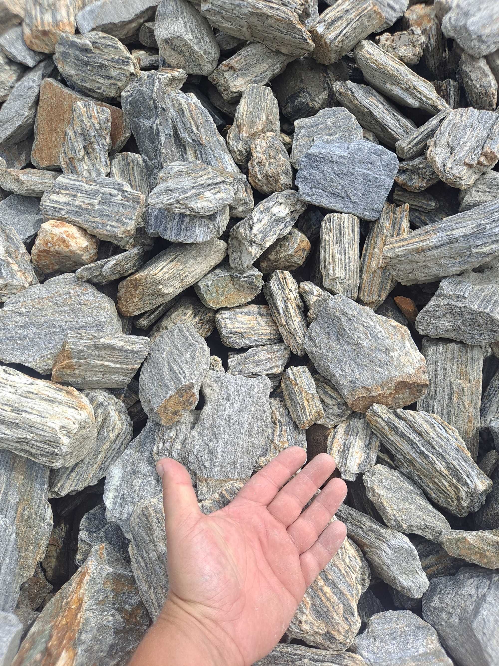 Kora kamienna, gnejs, gabion, kamień ozdobny ogrodowy 60-120 mm.