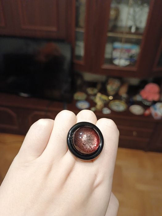 Pierścionek srebro 925 autorski regulowany