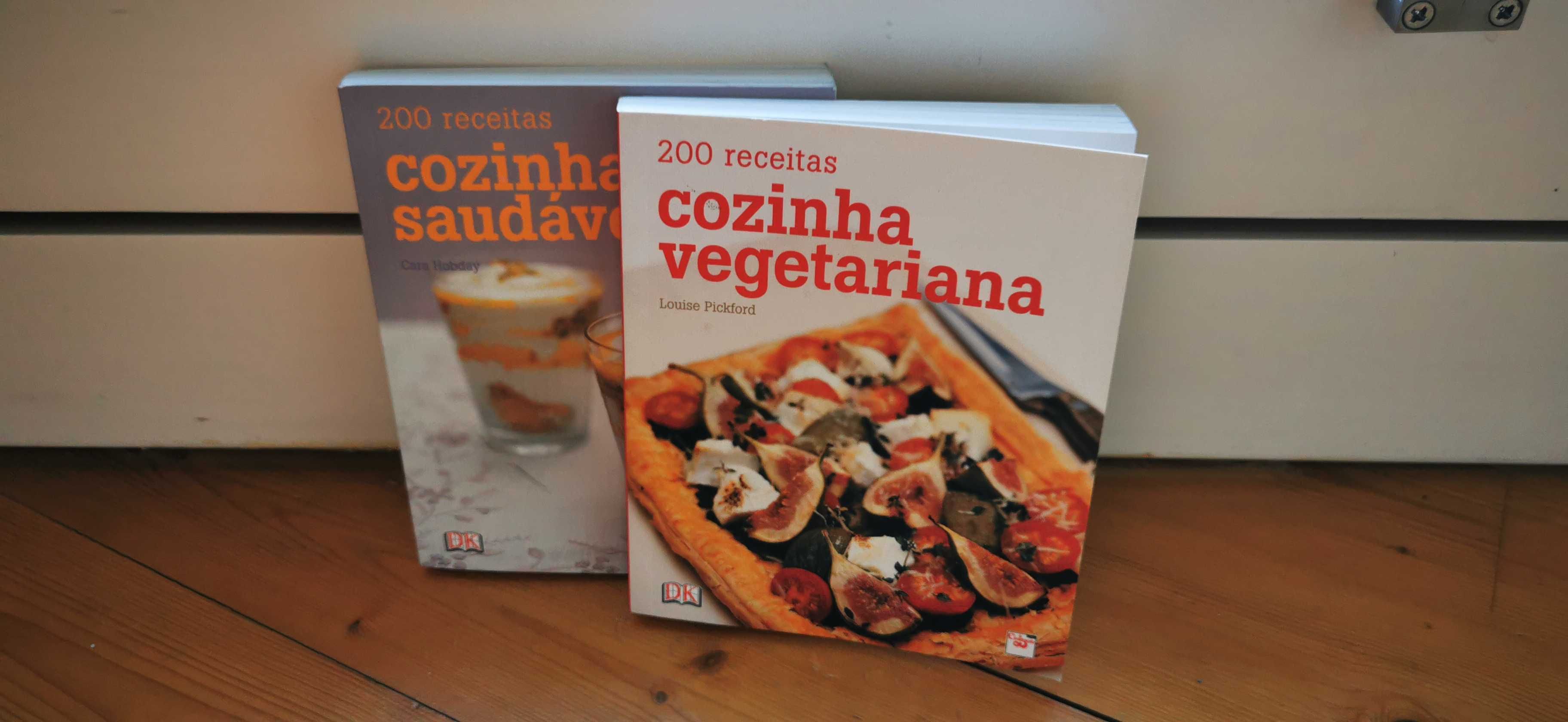 400 receitas vegetarianas e saudáveis em 2 prácticos livros