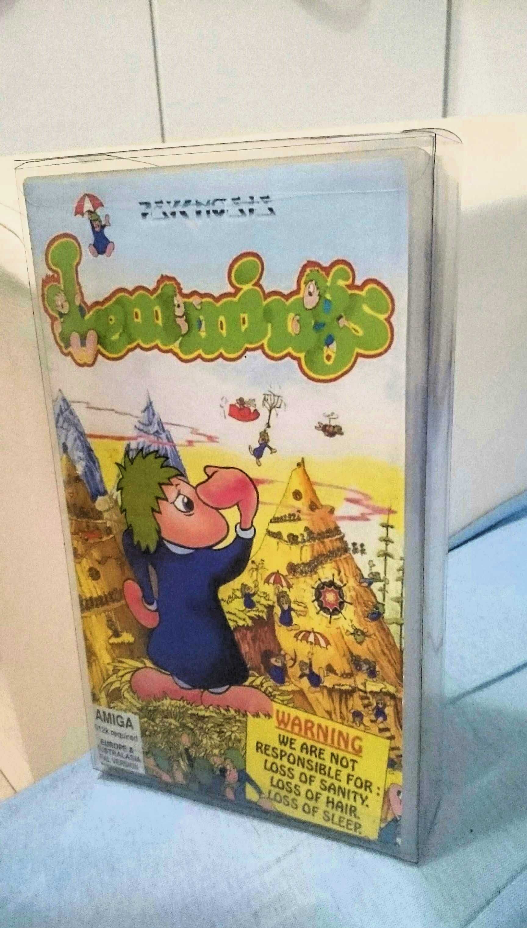 Lemmings - Gry Stacja Dyskietki Dla Amiga 500 / 600 / 1200 Pudełko