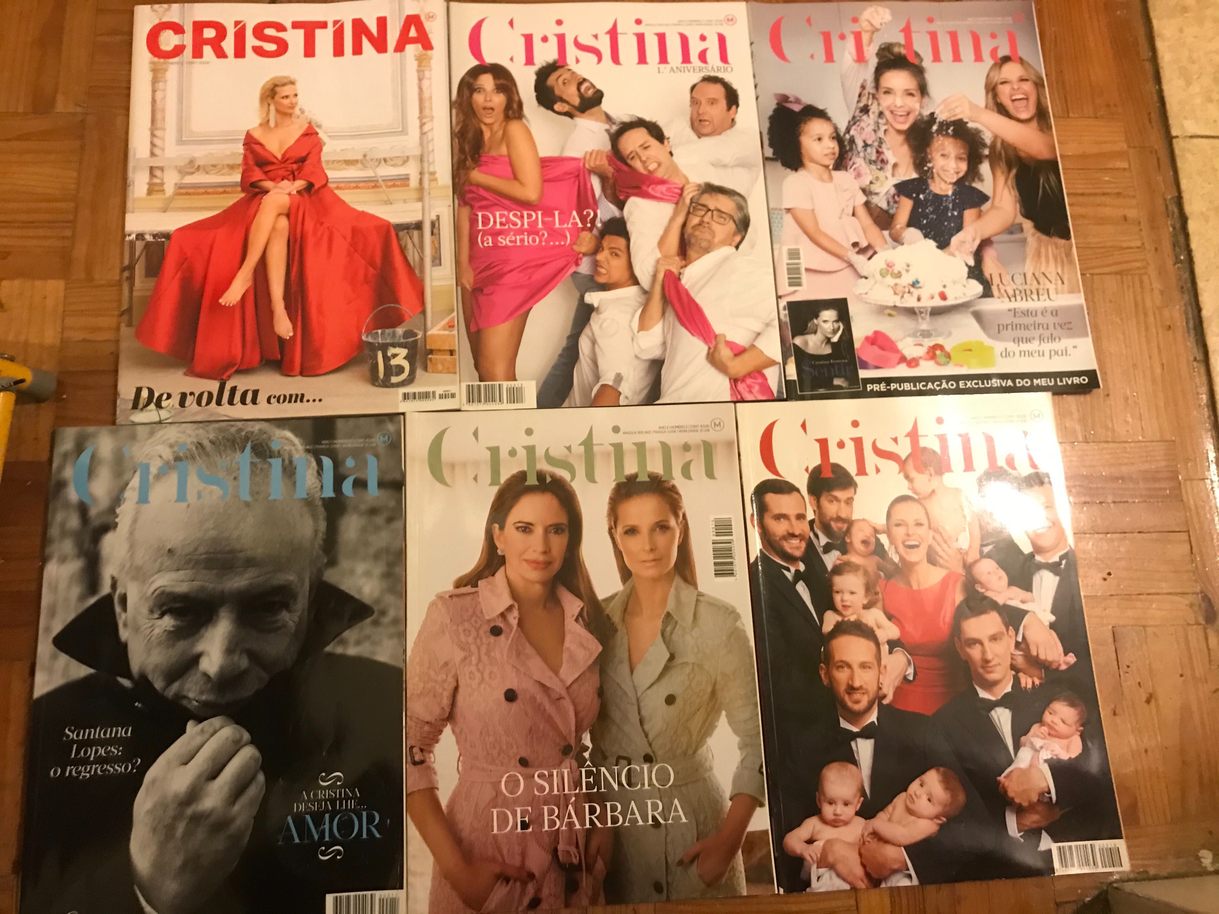 17 revistas antigas da Cristina