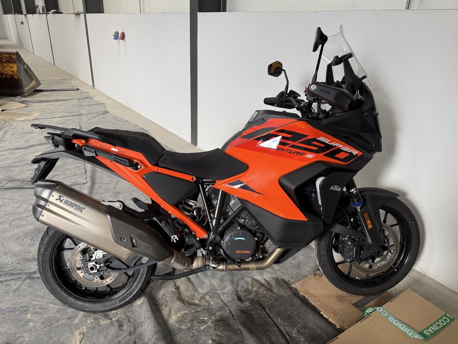 Ktm 1290 super adventure s, 2024, garantia, teckpack, akrapovic