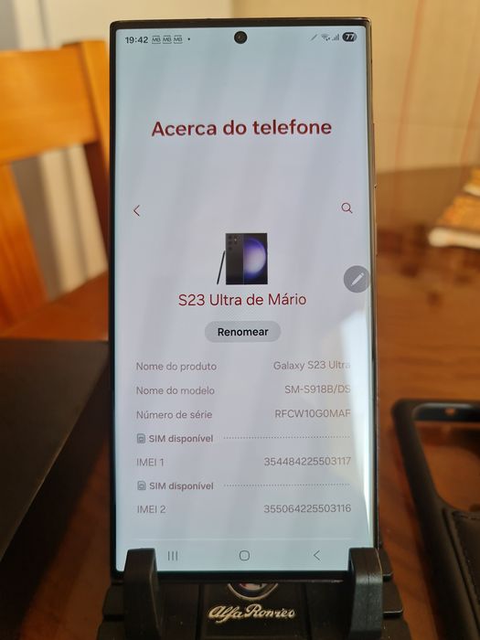 Samsung Galaxy S23 Ultra Semi-Novo Preto