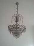 Candeeiro tecto cristais 35¤