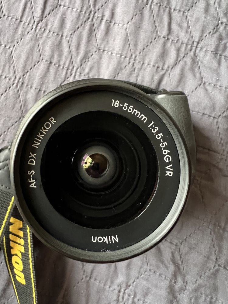 Nikon D5100 + obiektyw 18-55mm AF-S DX NIKKOR | Stan idealny!