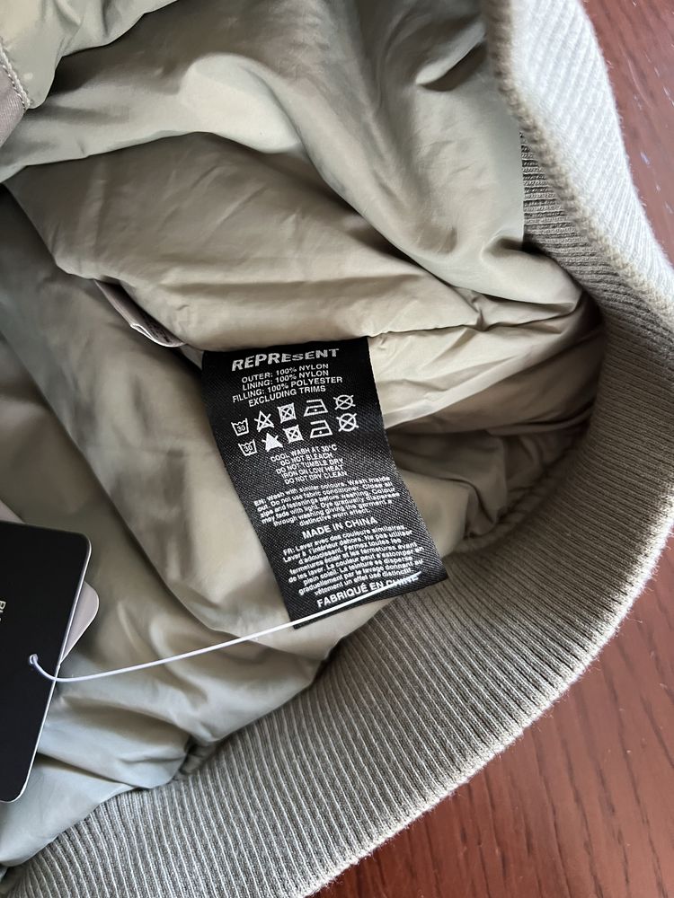 Represent Icarus Khaki Bomber Jacket (M)