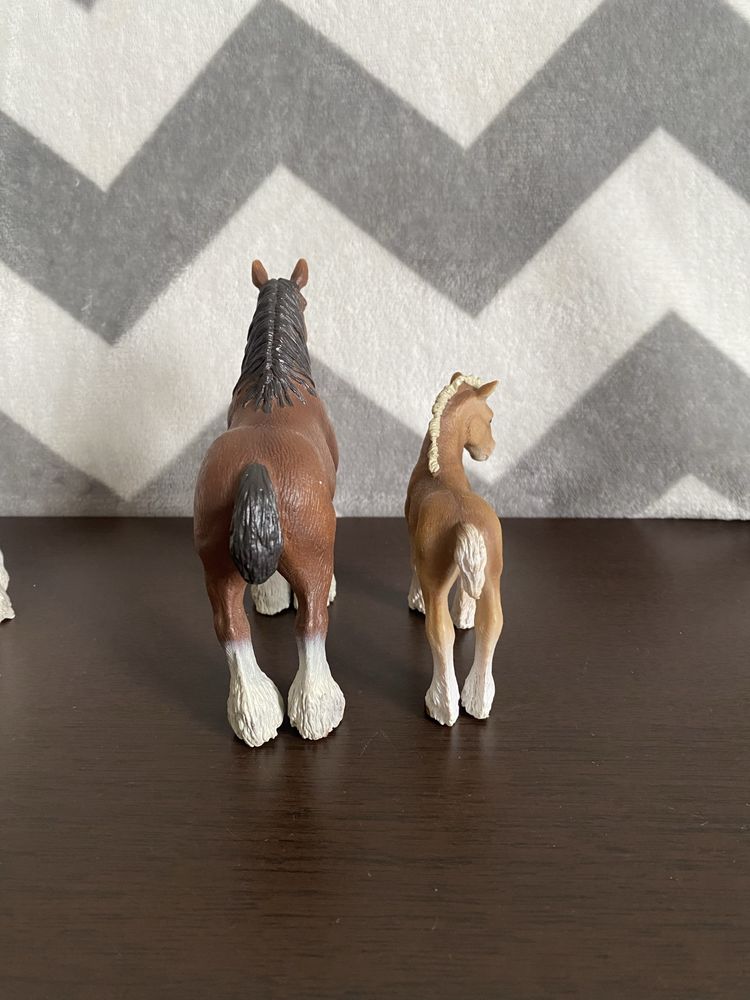 Schleich wycofane ogier źrebak clydesdale