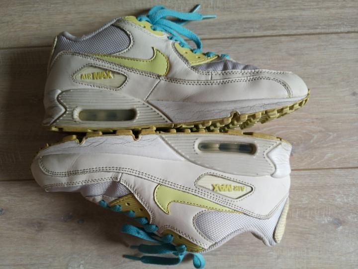 Buty Nike Air Max żółte z turkusowymi sznurowadłami rozmiar 39 OKAZJA