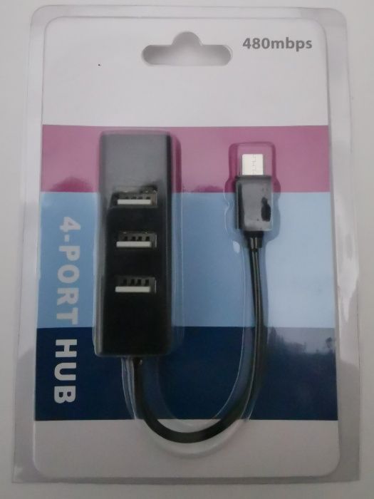 HUB USB-C 4 portas USB 2.0 *NOVO*