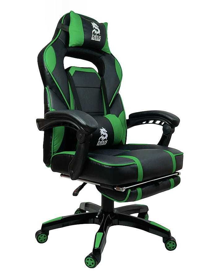 Fotel Gamingowy obrotowy do PS4 DEUS LARGE Green