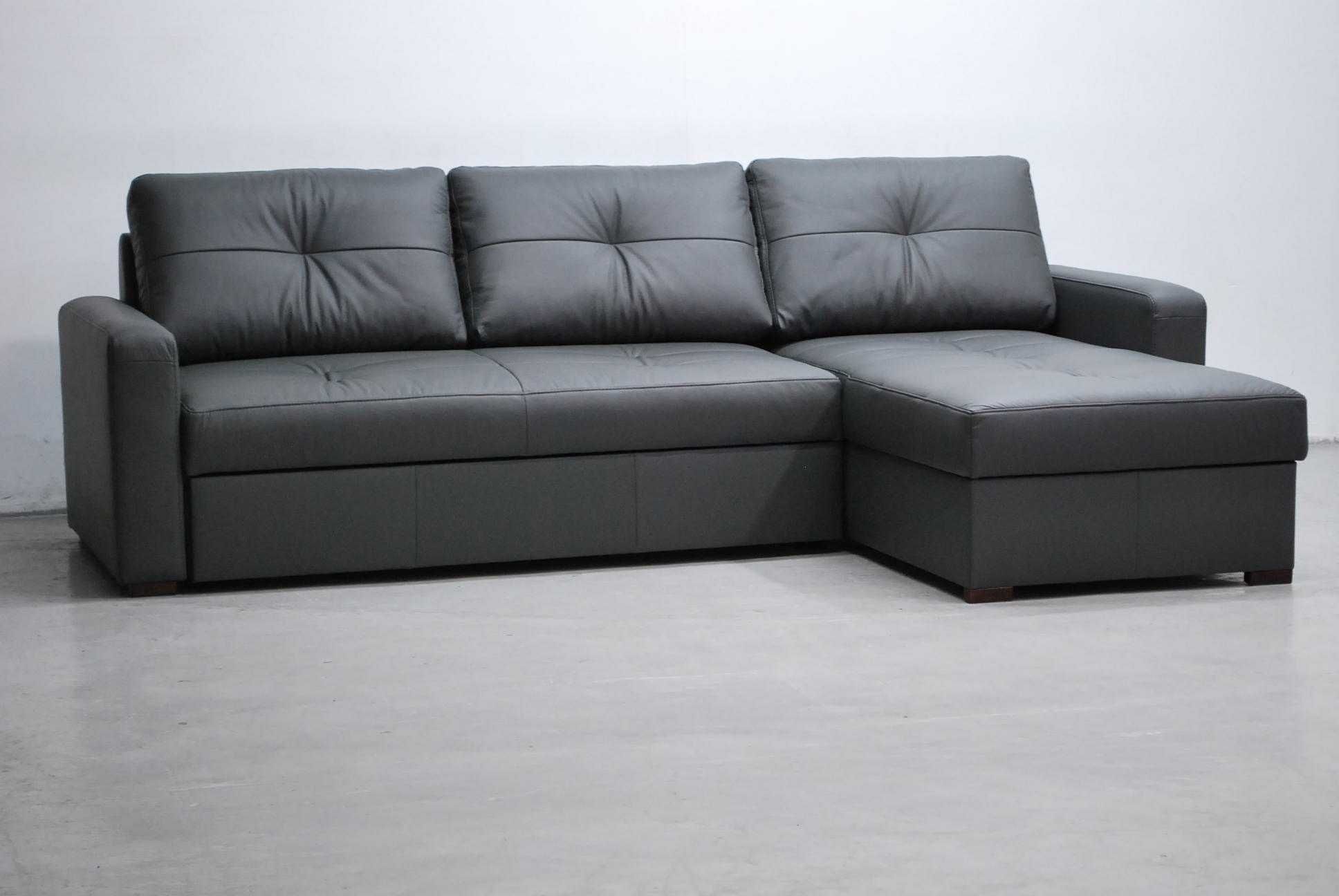 FAB 6492 skóra naturalna narożnik SPANIE POJEMNIK SOFA rogówka kanapa