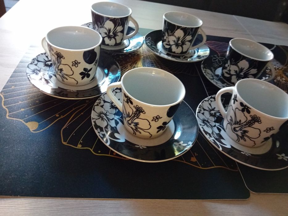 Komplet 6 filiżanek do kawy