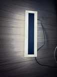 Lampa elewacyjna LED 9W 30cm 450lm 4500K Czarna IP65