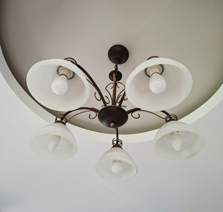 Lampa sufitowa + Lampa stołowa - komplet