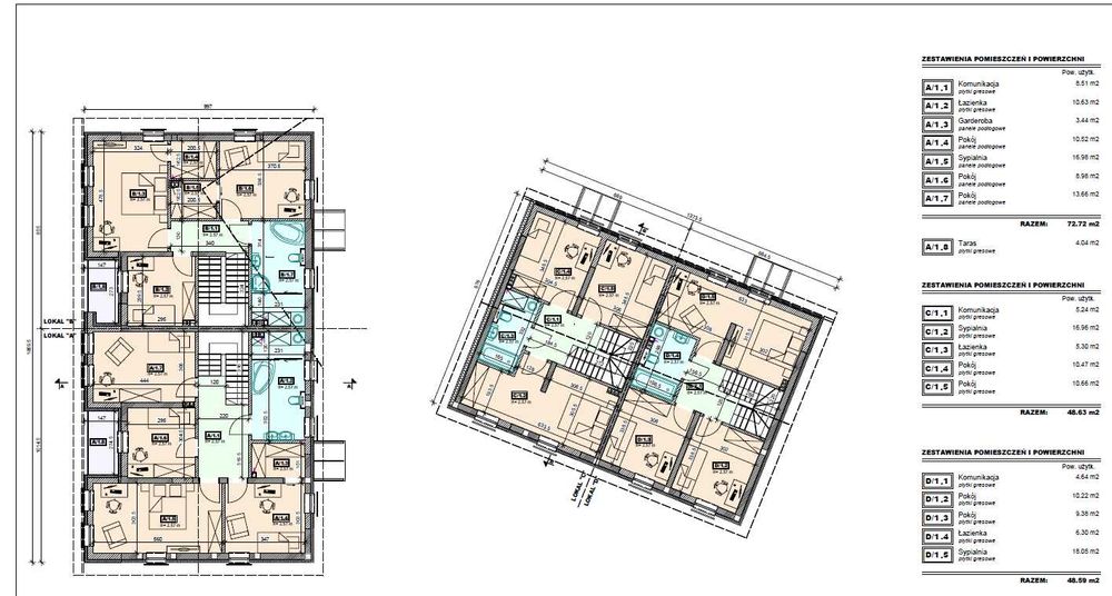 Domy w zabudowie bliźniaczej Bierkowice 145 m2