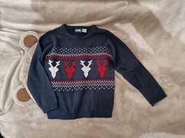 Świąteczny sweterek 98 104