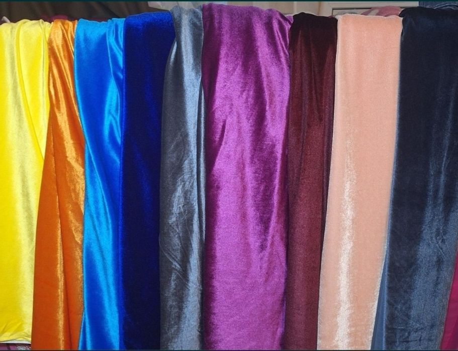 Бархат стрейч ткань