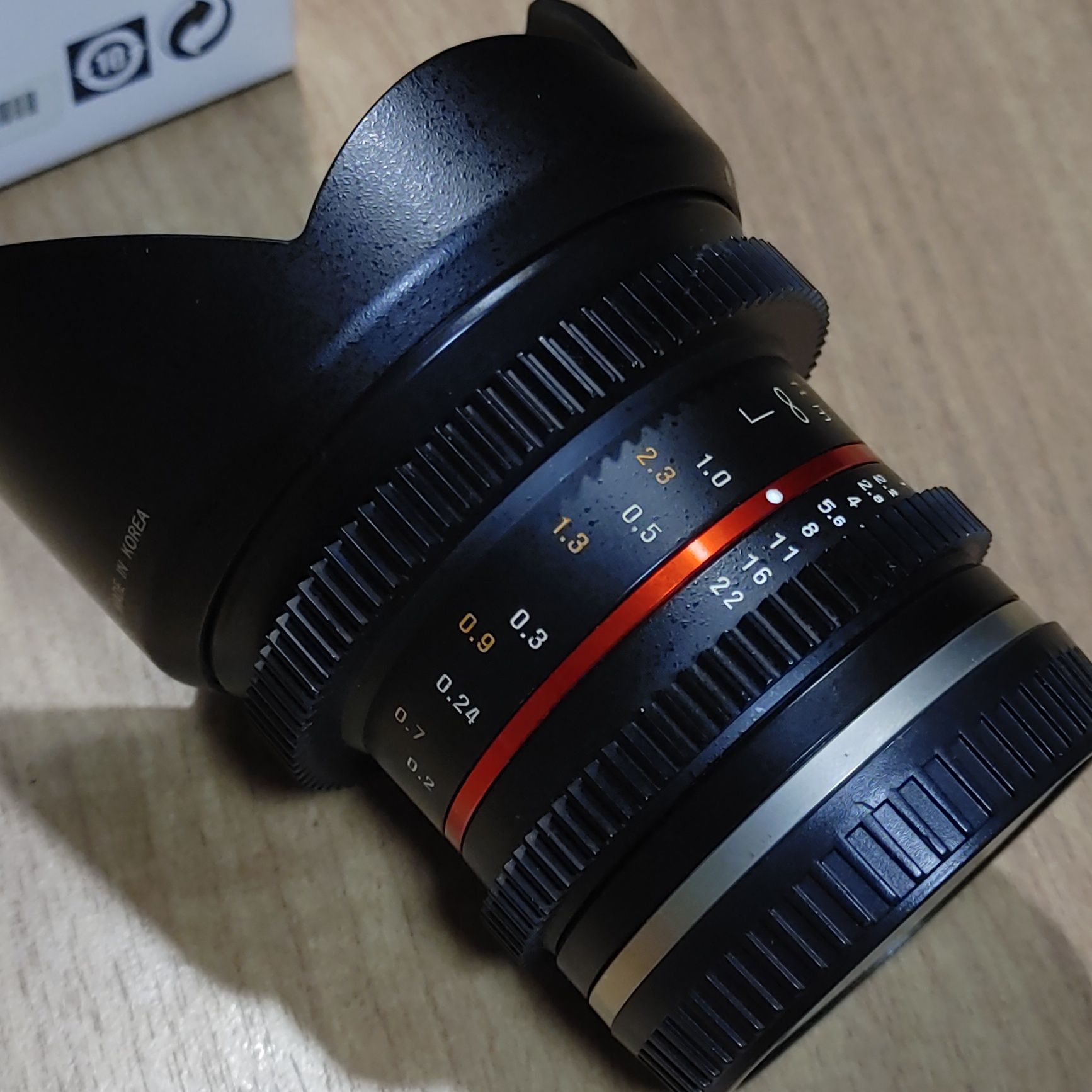 Samyang 12mm t2.2 (f2.0) для sony e-mount