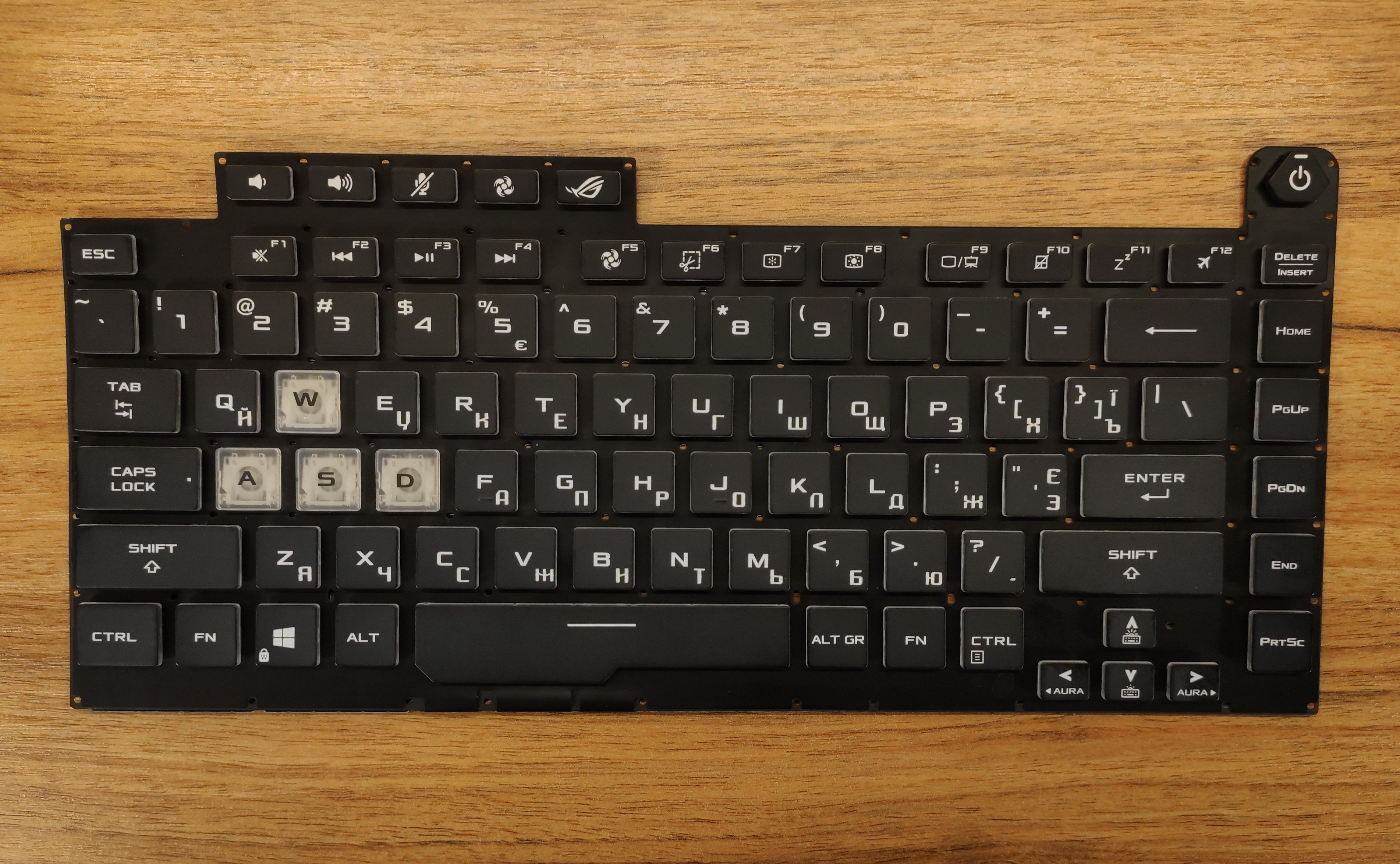 Клавіатура Asus g531gt gl531 g532 g512l
