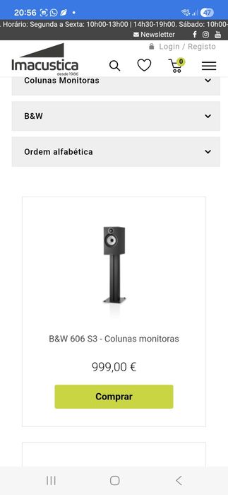 B&W Pack serie 600 S3