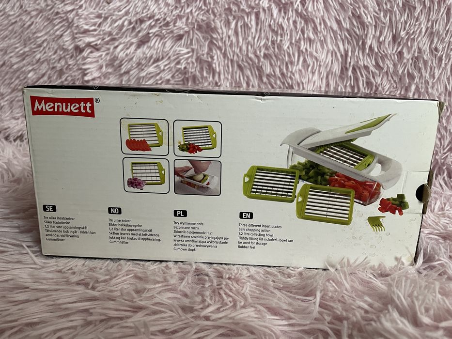 Подрібнювач до овочів та фруктів Menuett 3 в 1 (новий)